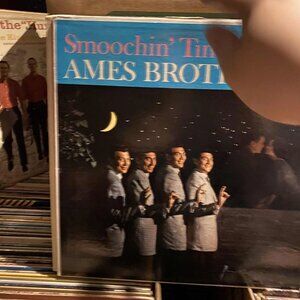 Ames Brothers & Sid Ramin's Orchestra – Smoochin' Time Vinyl 33rpm VG+ AJ30
